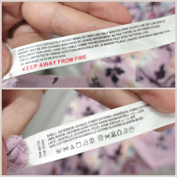 INTIMATELY FREE PEOPLE Purple Floral Maxi Slip Sundress with Plunge Neckline - Picture 8 of 16